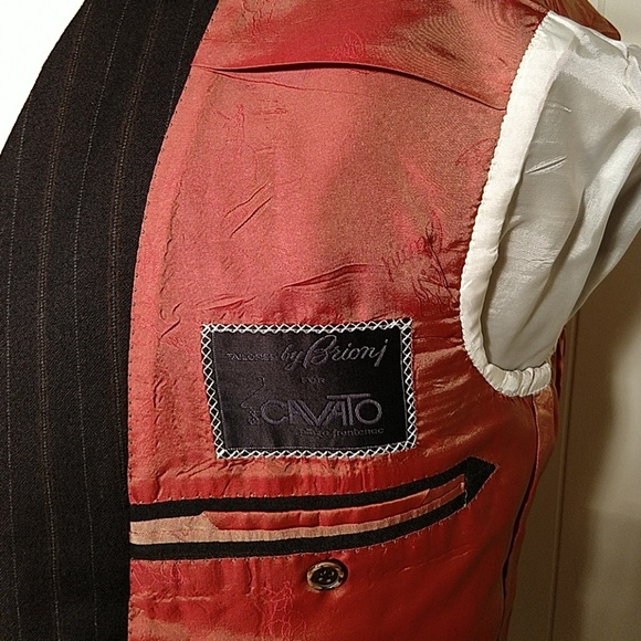 Brioni Traiano Black Pin Stripe Sport Coat 🏆HP - Picture 5 of 6